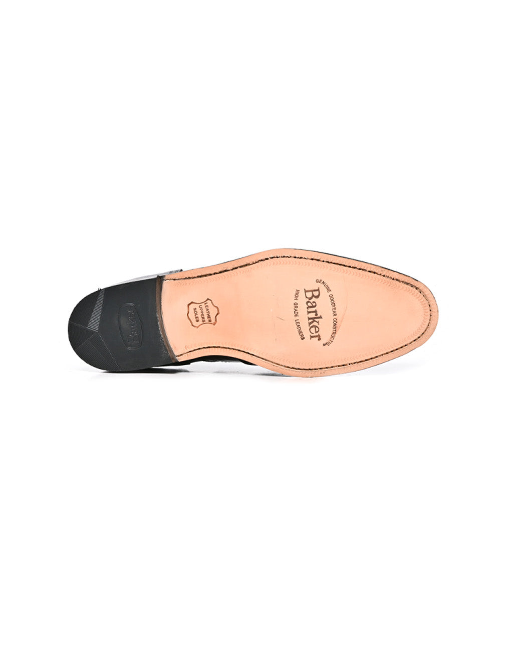 Barker, Mens Leather Kevin, Formal Black