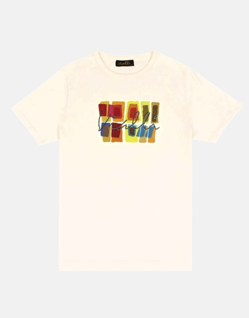 Vialli Cream Canto Canary T Shirt