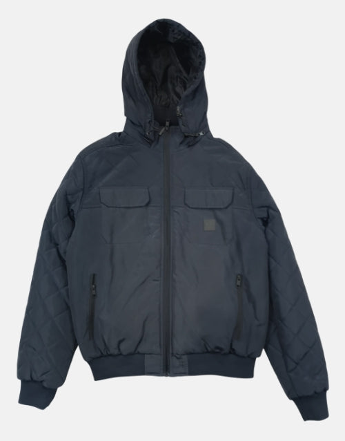 K STAR 7 Janeiro Padded Navy Jacket