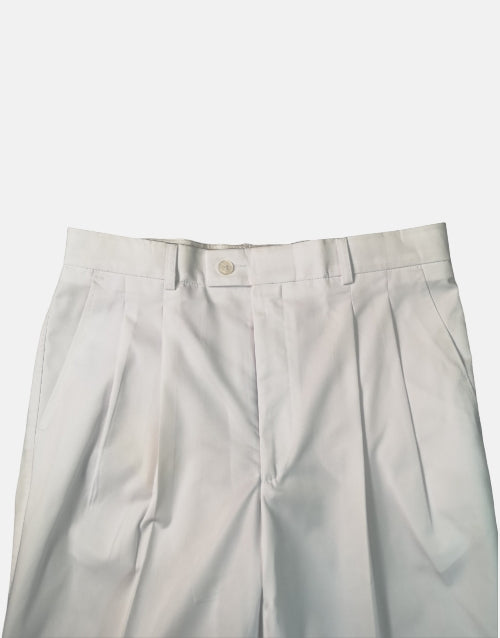 WHITE PLAIN SLACK TROUSER