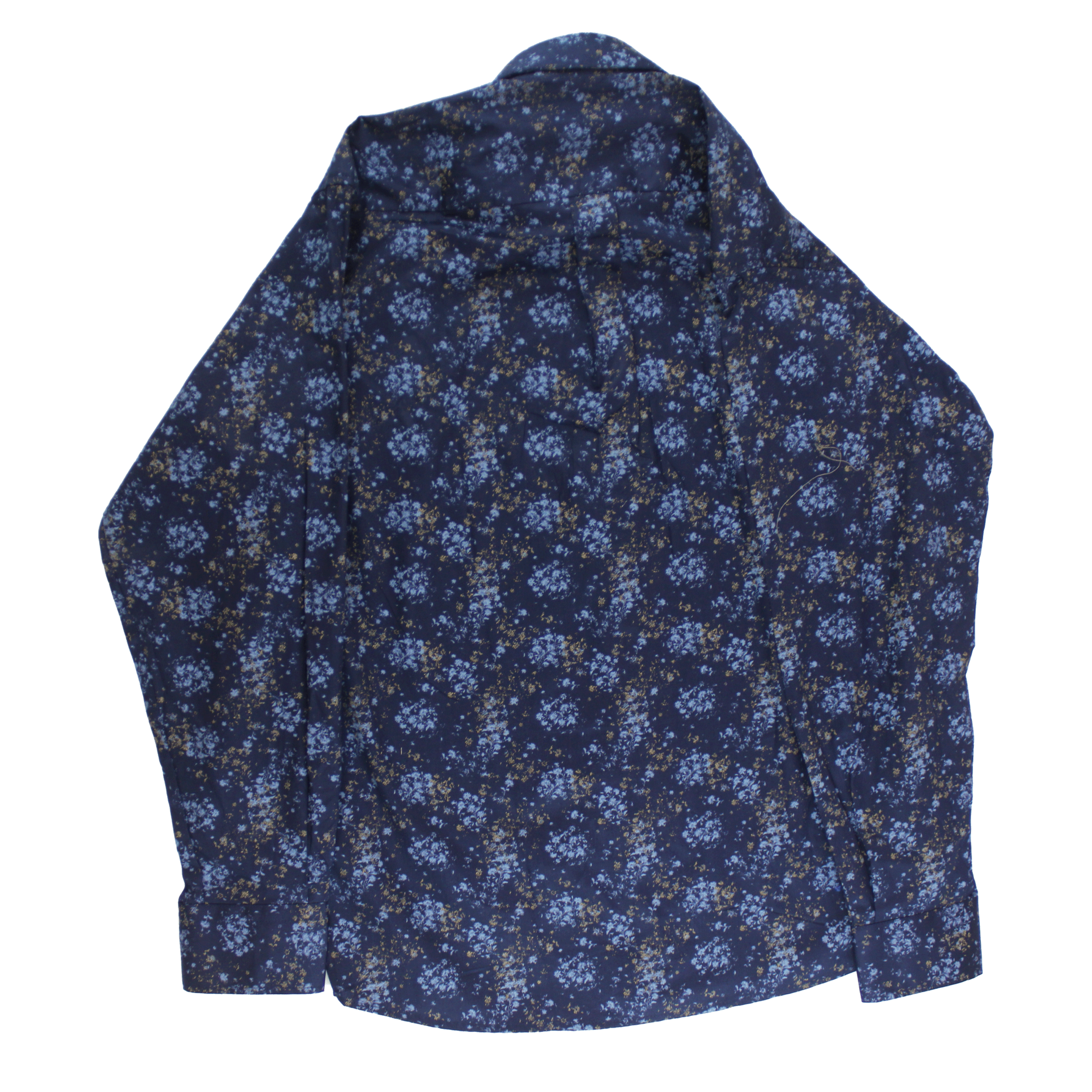 AERO Navy Patterned L/S Shirt