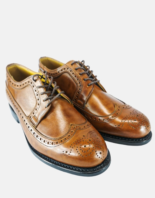 Johnston & Murphy Tan Leather Brogue