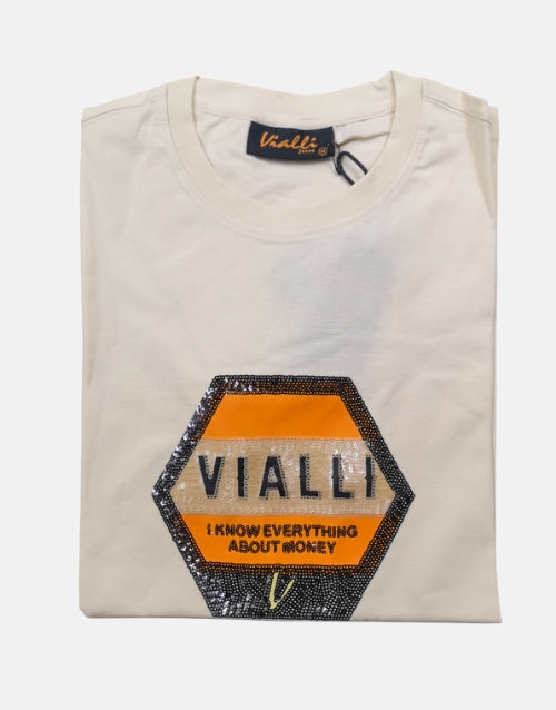 Vialli Hextop Stone T Shirt