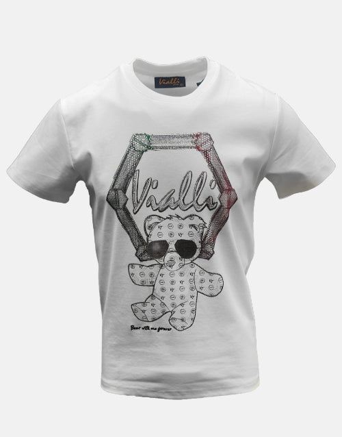 Vialli White Teddy Harvey T Shirt