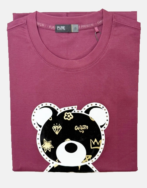 Pure Premium Santoro Burgundy T Shirt