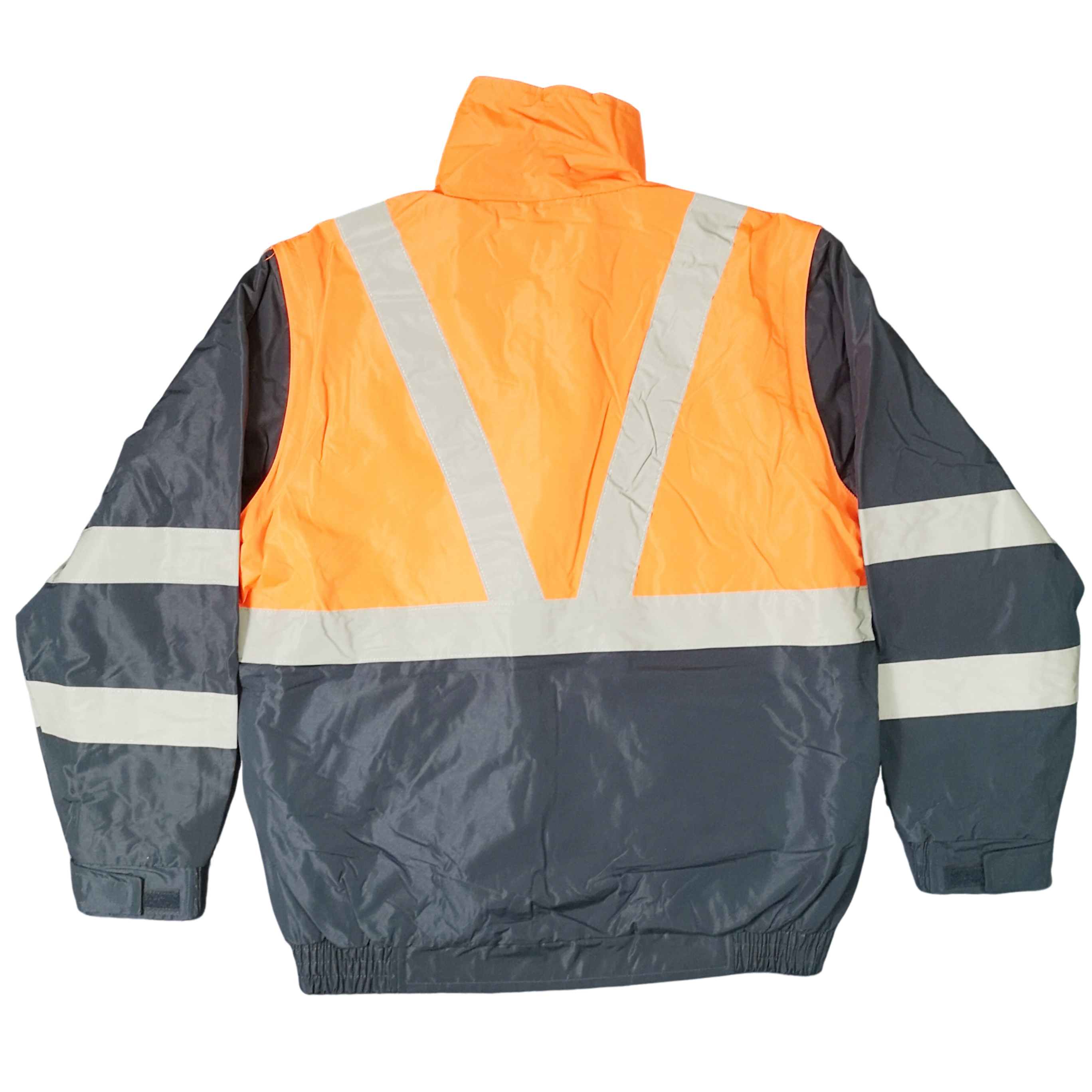 Orange & Blue Reflector Jacket – 2-in-1