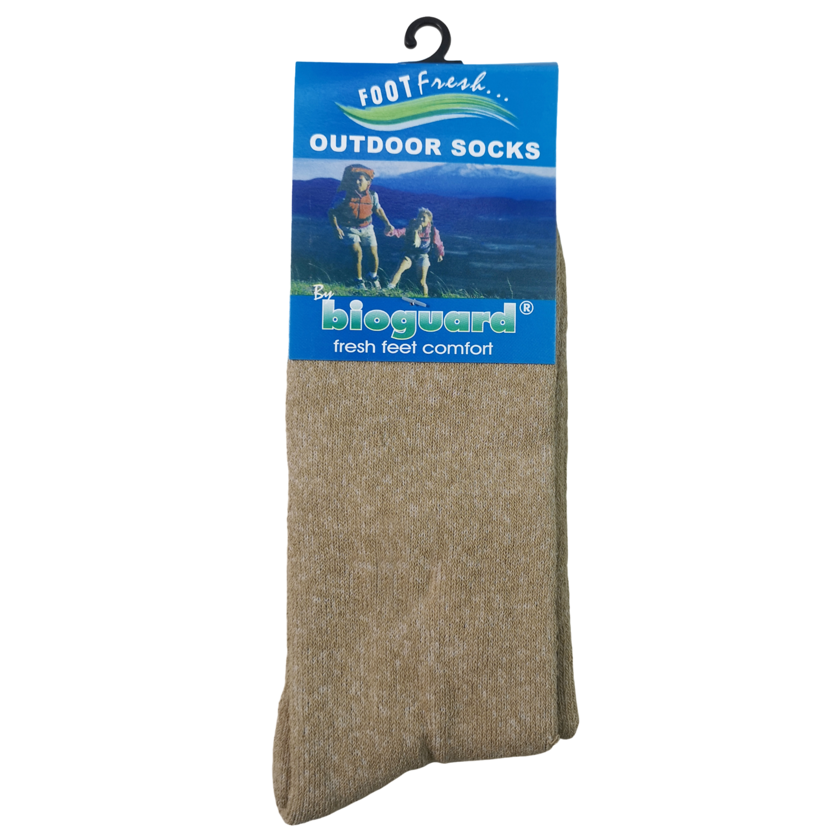 Hiking Thick Khaki Sand Cotton Socks
