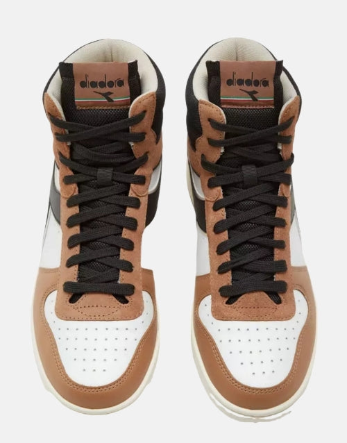 Diadora Leather Basket Mid Brown Earth Sneaker