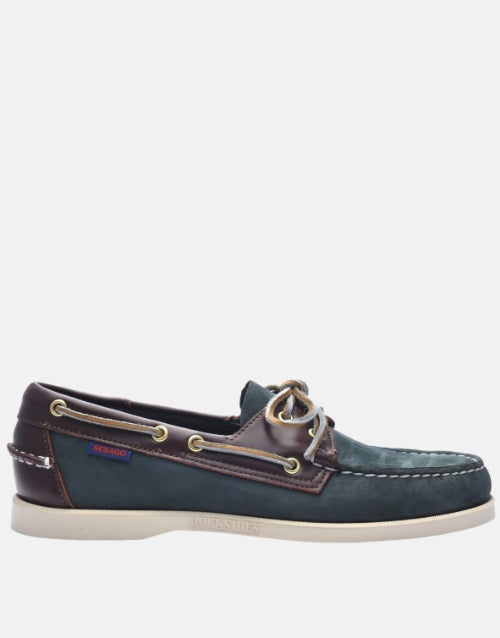 SEBAGO Leather Portland Spinnaker NBK FGL Blue Navy Brown