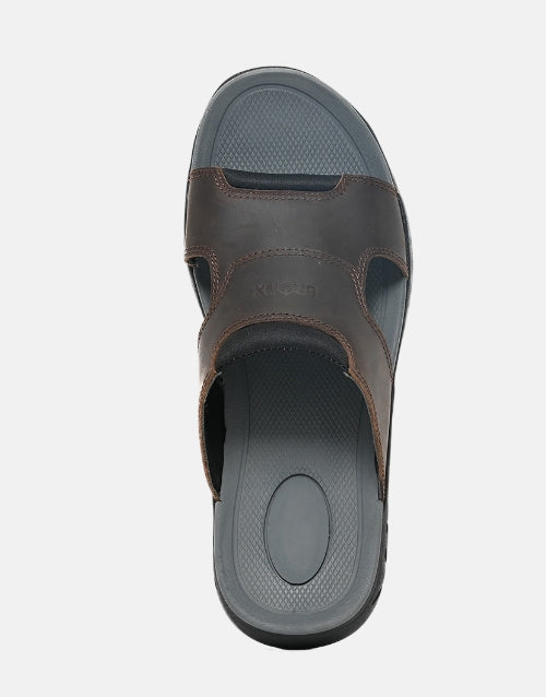 Bronx Leather Choc Midtown Sandals