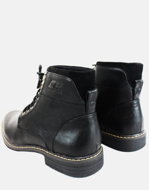 GINO PAOLI Black Lace Up Boot