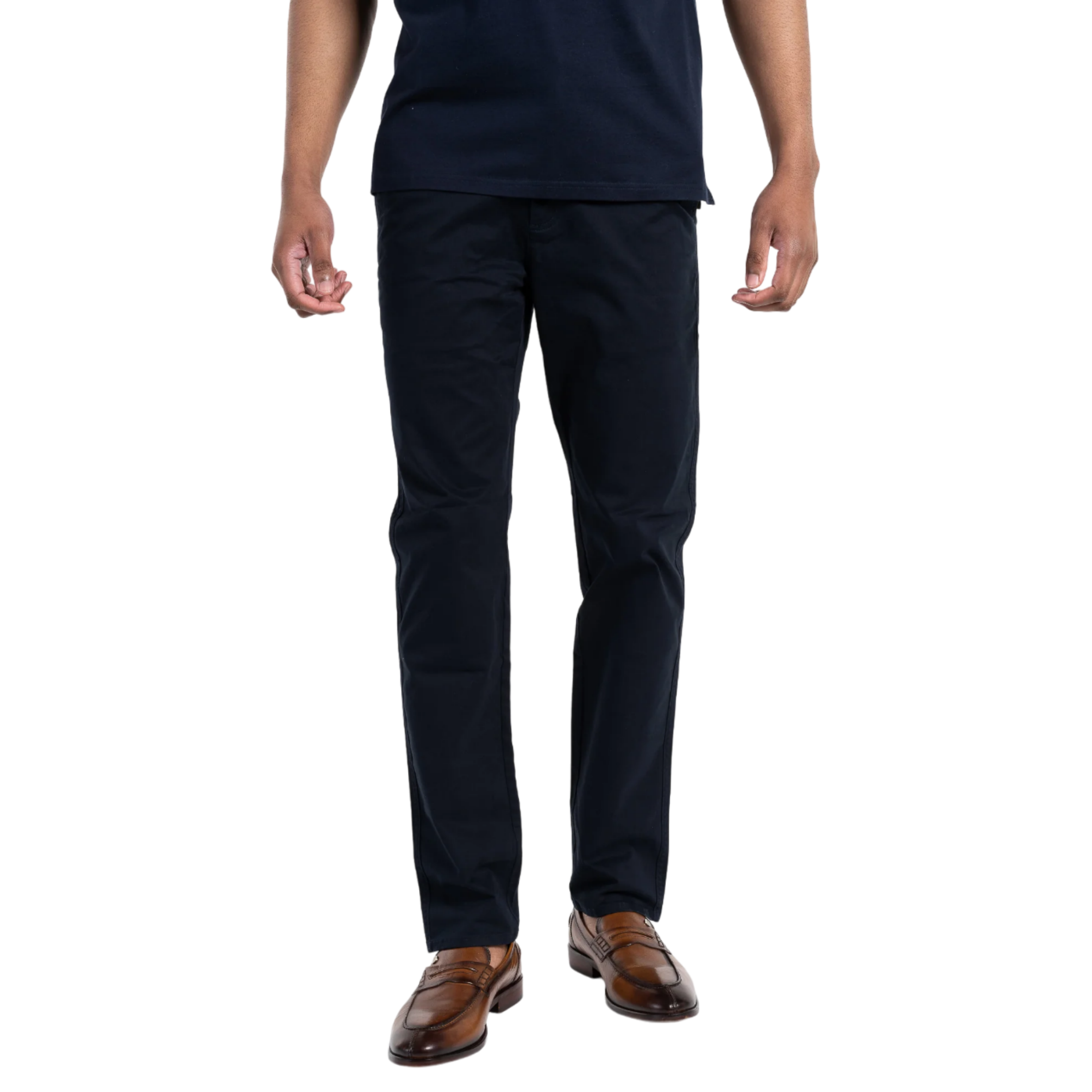 Pringle Navy Tailored Fit Chinos