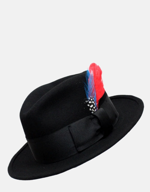 Barbican 5 Gallon Deluxe Black Fedora Hat