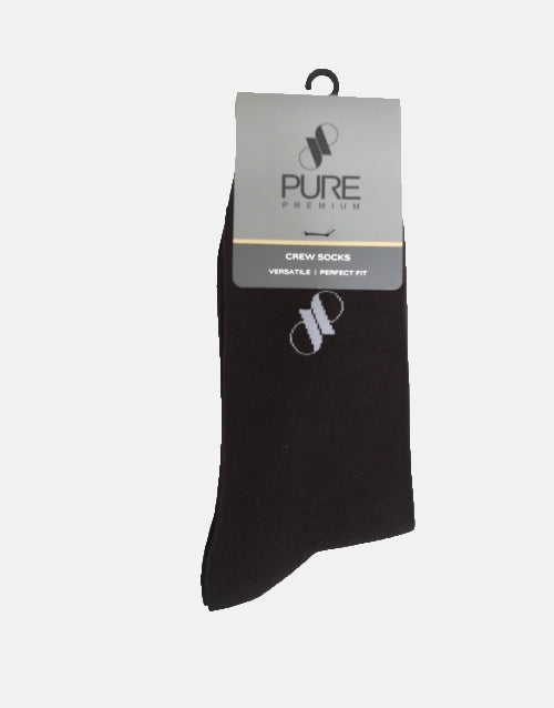Pure Premium Basic Brown Socks