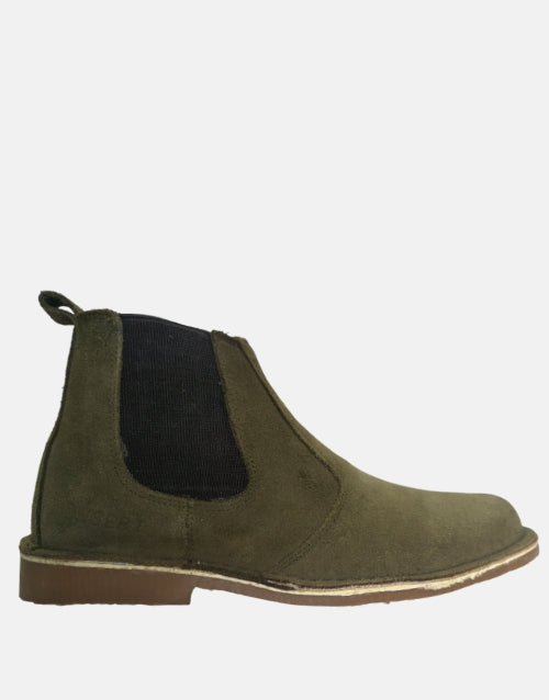 Desert Vellie Olive Chelsea Boot