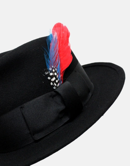 Barbican 5 Gallon Deluxe Black Fedora Hat