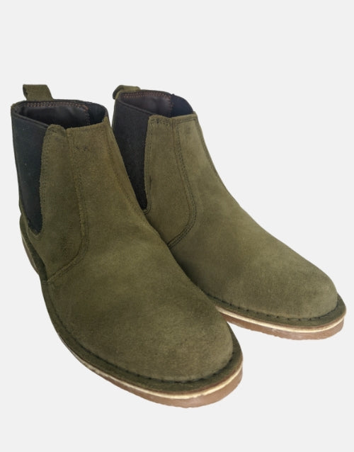 Desert Vellie Olive Chelsea Boot