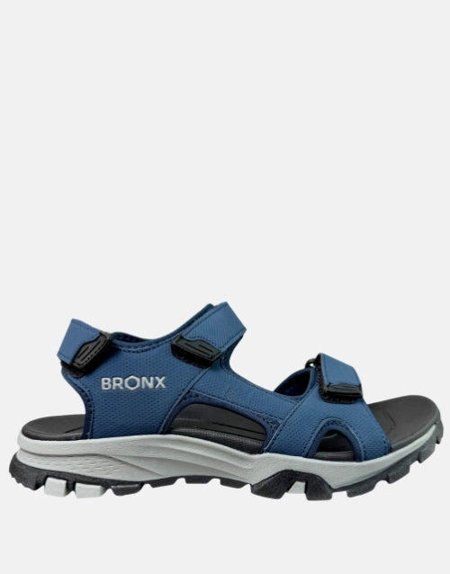 Bronx Navy Miami Velcro Strap Sandal