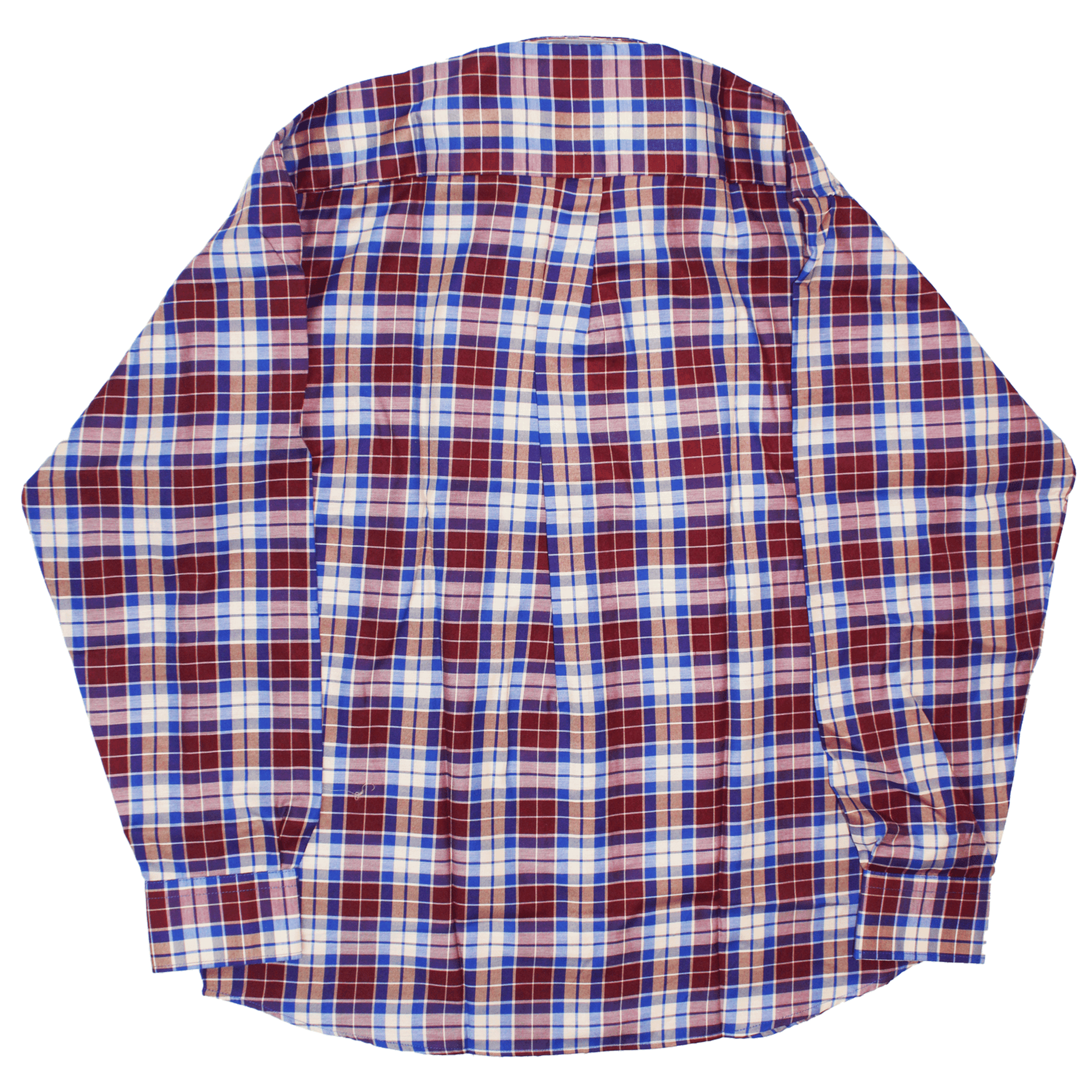 AERO LS Check Burgundy Shirt