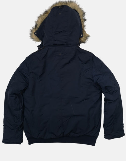 K STAR 7 Omega Fur Navy Jacket