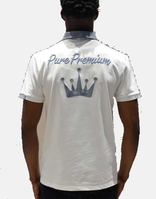 Pure Premium White Denim Gallo Golfer