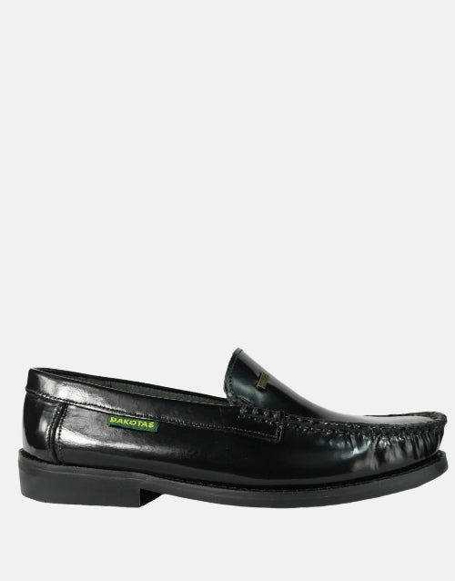 Dakota Leather Moccasin Black