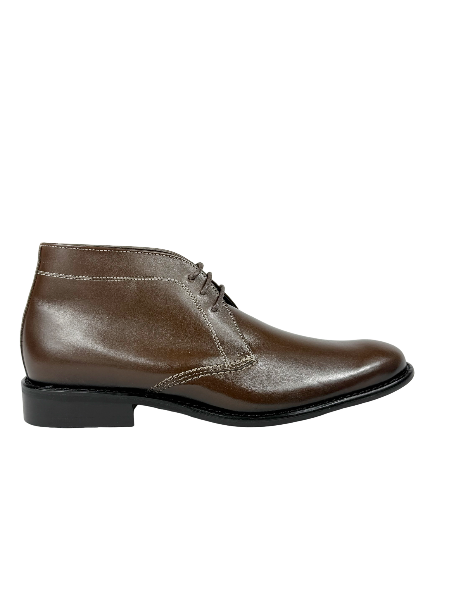 John Drake Leather Choc Lace Up Boot