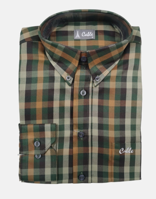 Cable LS Green Shirt