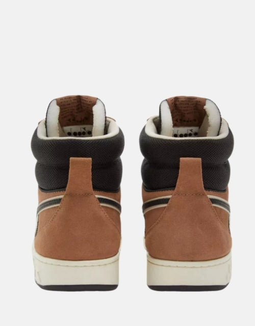 Diadora Leather Basket Mid Brown Earth Sneaker