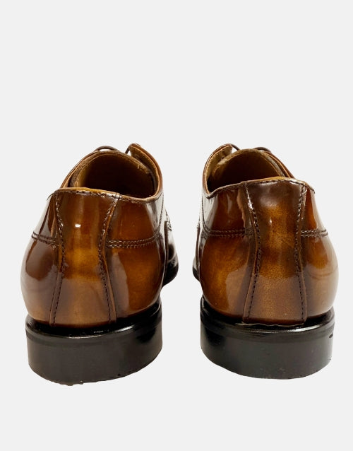 Bishop Leather Ivywood Hi-Shine Tan Shoe