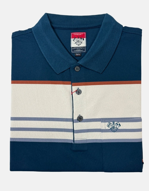 KG Navy Short Sleeve Golfer