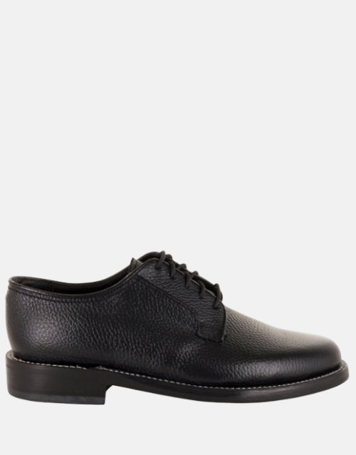 Florsheim Leather Status Black Plain Toe Derby Shoe