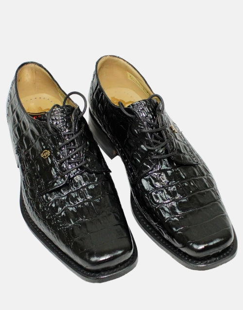 Crockett & Jones Leather Milo Black Hornback