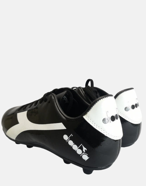 Diadora Leather Dynamo Black Tog Soccer Boots