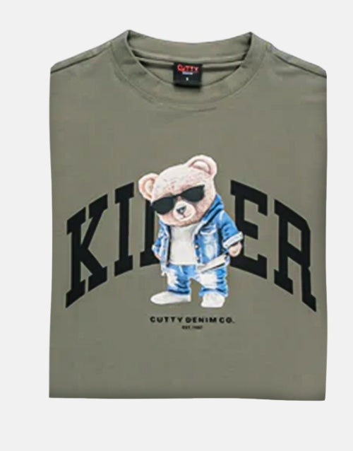Cutty Baloo Teddy Mochino T-Shirt Olive