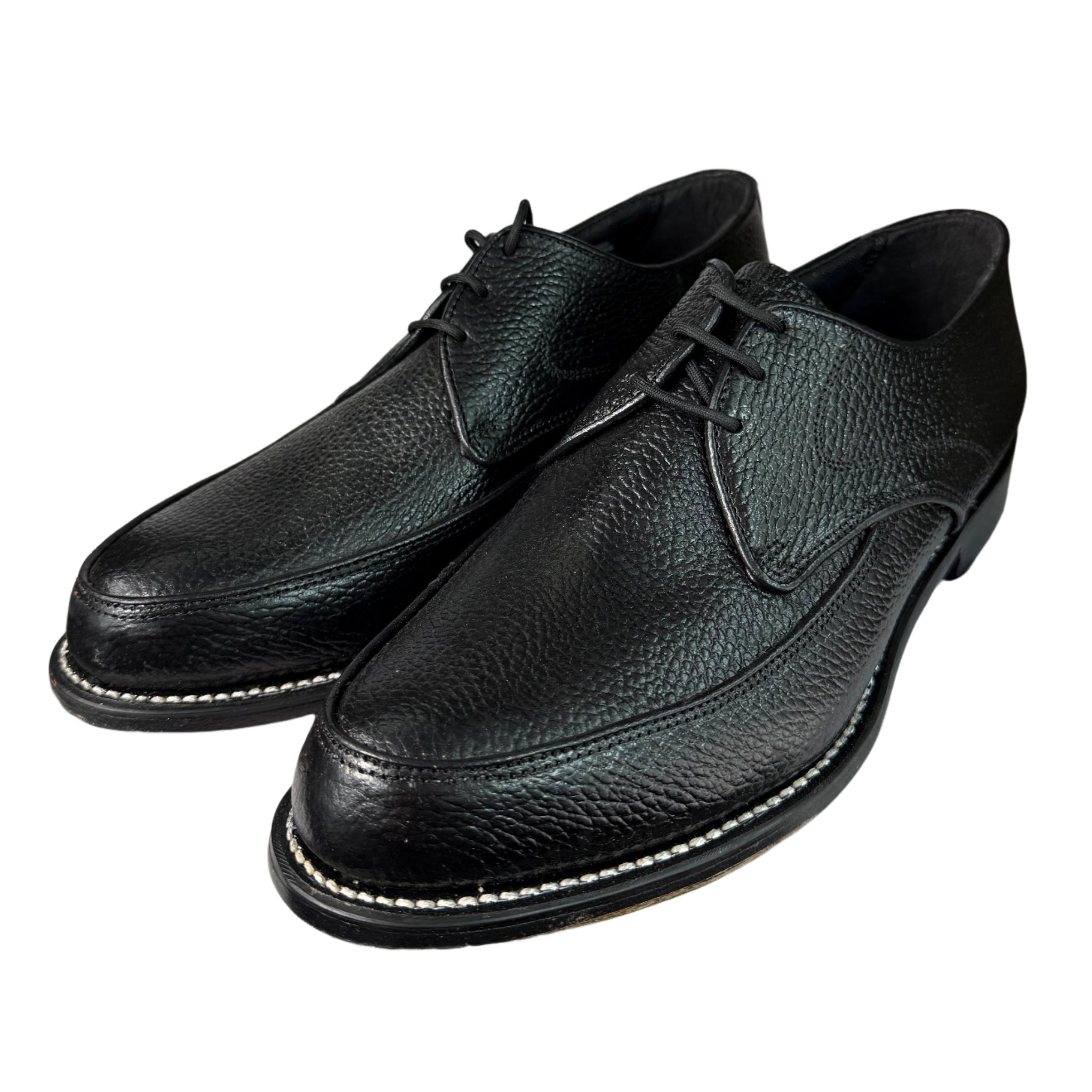 Barker Grain Leather Status Black Shoe