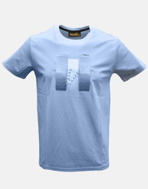VIALLI Curve Blue T-Shirt