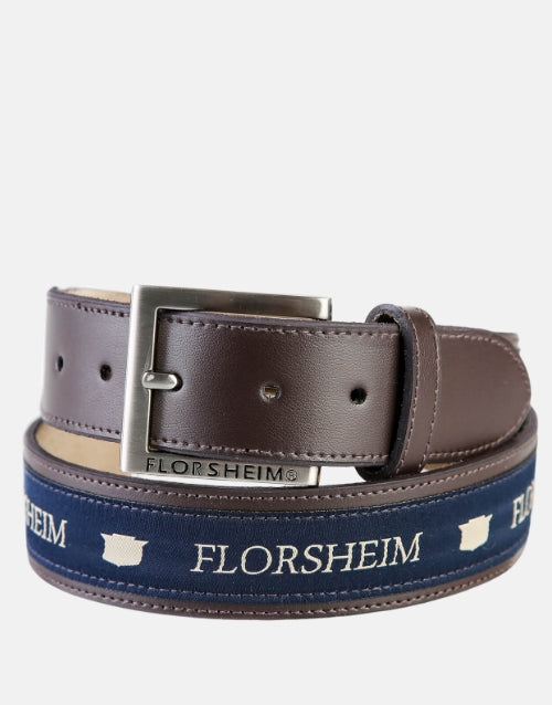 Florsheim Brown Leather Belt