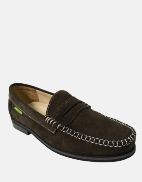 DAKOTAS Brown Suede Mocassin