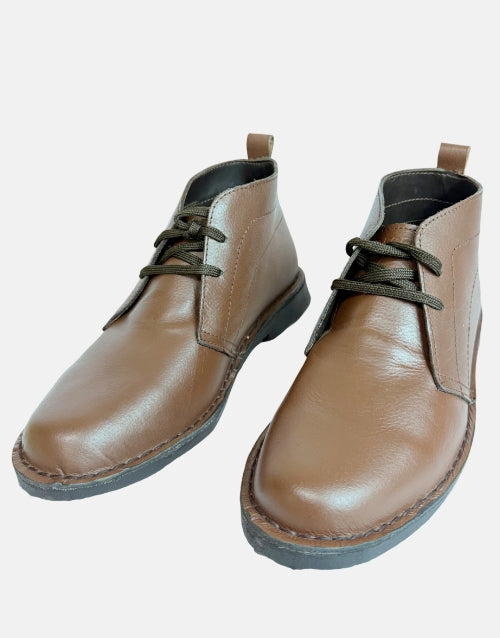 Desert Vellie Mild Tan Leather Boot