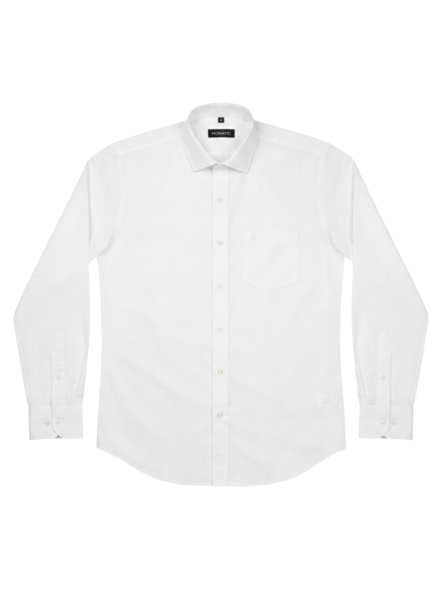 Monatic Leeds White Mens Formal Shirt