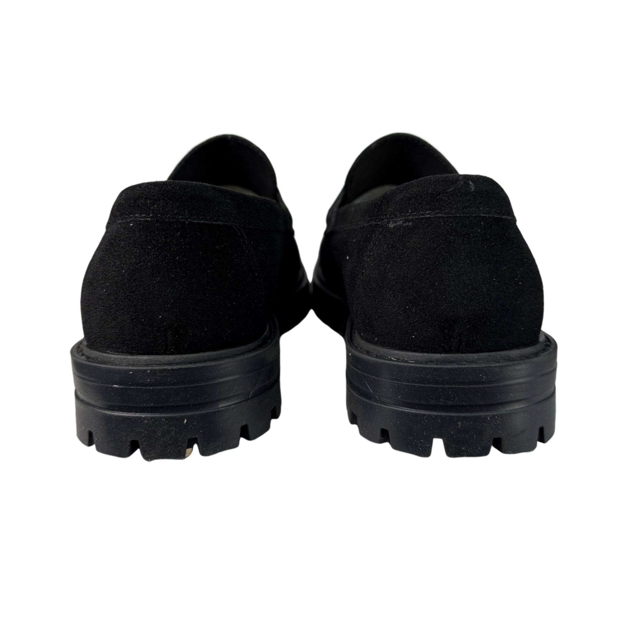 Filo Black Suede Tassel Moccasin