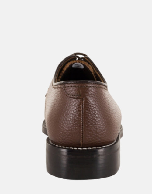 Florsheim Leather Status Brown Plain Toe Derby Shoe