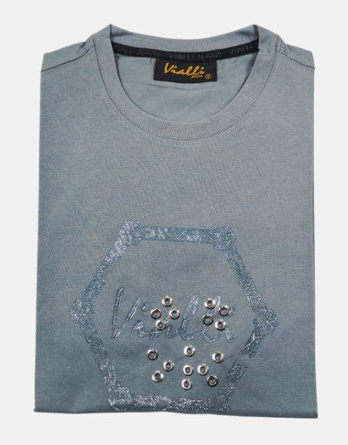 VIALLI Extreme Grey T Shirt