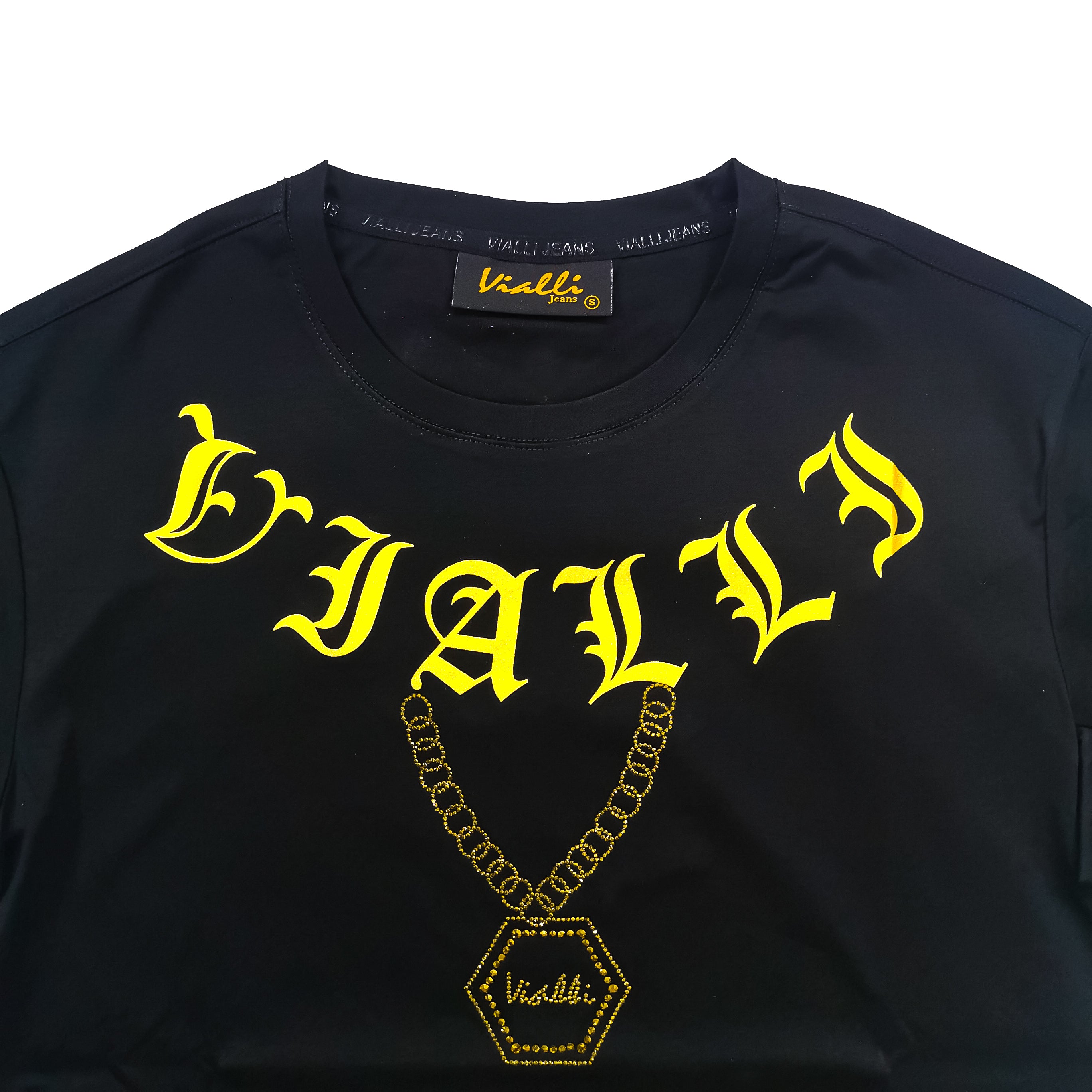 Vialli Inasta Black T shirt