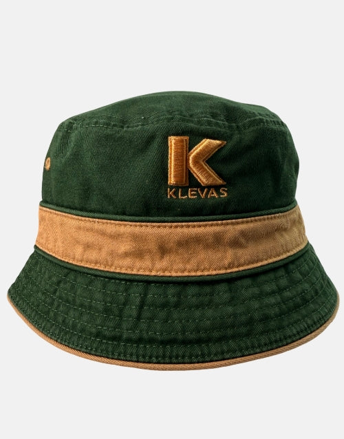Klevas Ispoti Green Claudio Bucket Hat