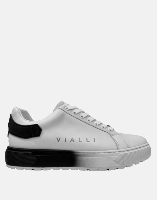 Vialli Leather White Bonucci Italian Sneaker