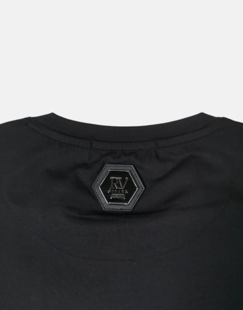 Roberto Vino Italy Black Logo T Shirt