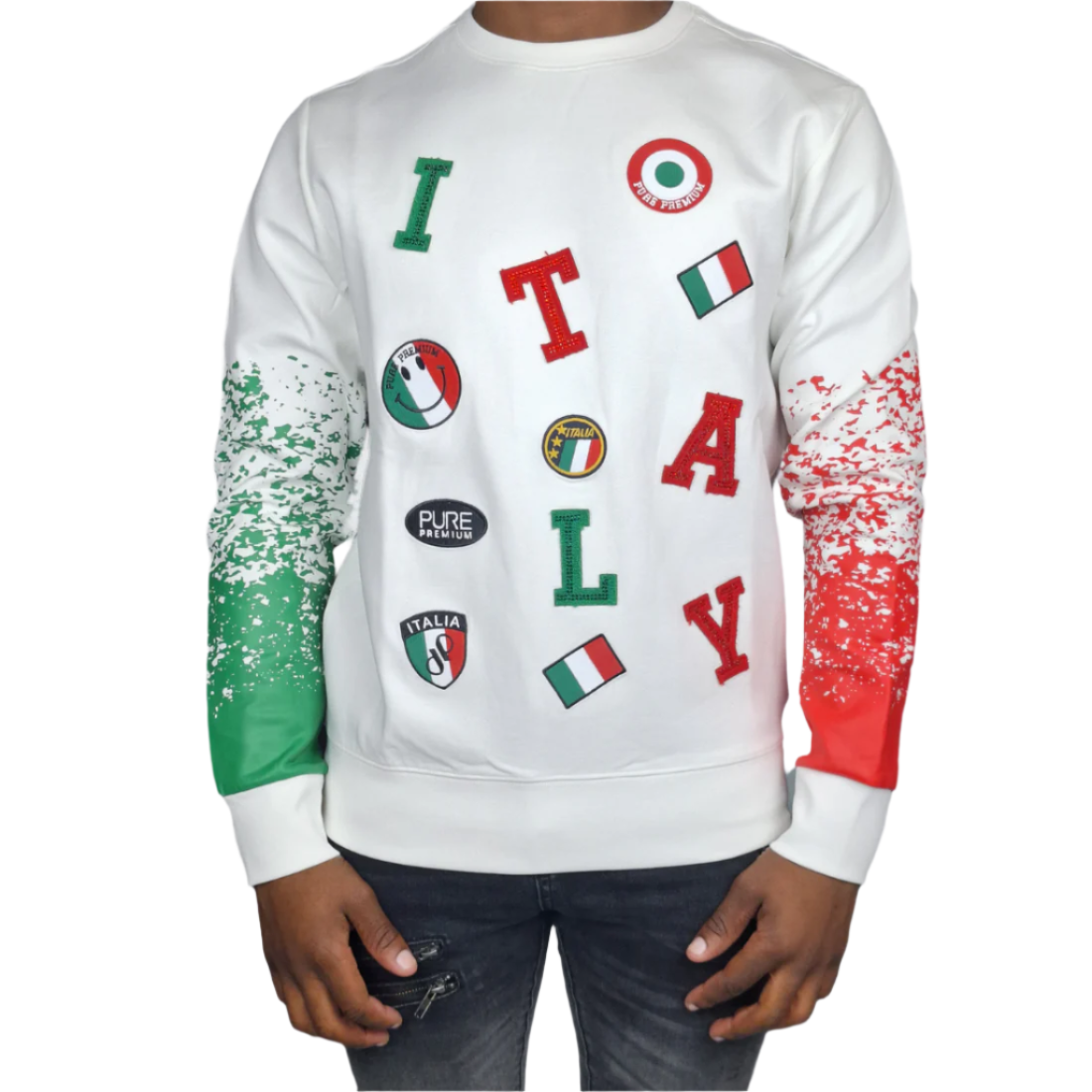 PURE PREMIUM Brescia White Sweater