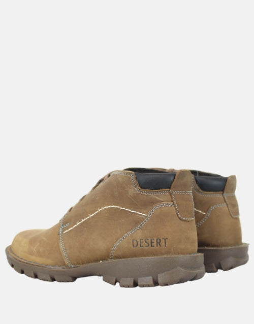 Desert Vellie Leather Cat Tan Boot